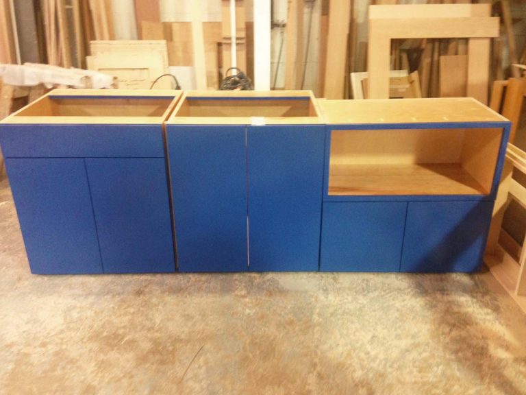 Cabinets for corporate office kitchen space